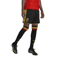 adidas Belgien 26 Heim kurze Hose Herren - black/bogold