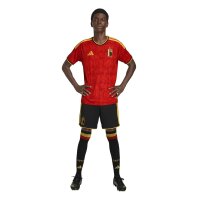 adidas Belgien 26 Heim kurze Hose Herren - black/bogold