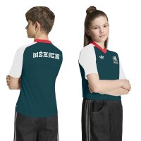 adidas Mexiko 26 Auswärts Pre Match Trikot Kinder - white/aurivy