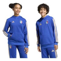 adidas Italien Dna Hoodie Kinder - boblue