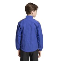 adidas Italien Heim Trainingsjacke Kinder - boblue