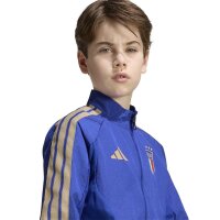adidas Italien Heim Trainingsjacke Kinder - boblue