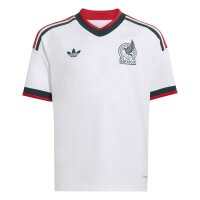 adidas Mexiko 26 Auswärts Trikot Kinder - white
