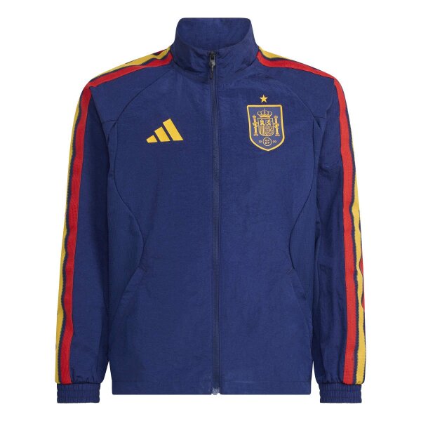 adidas Spanien Heim Trainingsjacke Kinder - dkblue