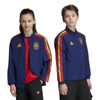 adidas Spanien Heim Trainingsjacke Kinder - dkblue