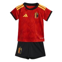 adidas Belgien 26 Heim Baby Kit Trikotset Baby - red/bogold