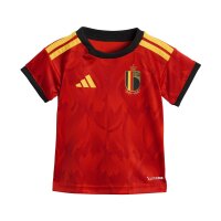 adidas Belgien 26 Heim Baby Kit Trikotset Baby - red/bogold