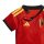 adidas Belgien 26 Heim Baby Kit Trikotset Baby - red/bogold
