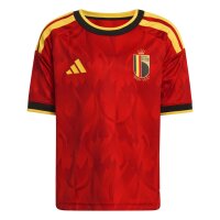 adidas Belgien 26 Heim Set Trikotset Kinder - red/bogold