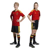adidas Belgien 26 Heim Set Trikotset Kinder - red/bogold