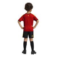 adidas Belgien 26 Heim Set Trikotset Kinder - red/bogold