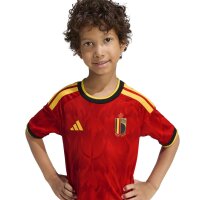 adidas Belgien 26 Heim Set Trikotset Kinder - red/bogold