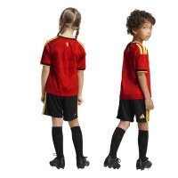 adidas Belgien 26 Heim Set Trikotset Kinder - red/bogold