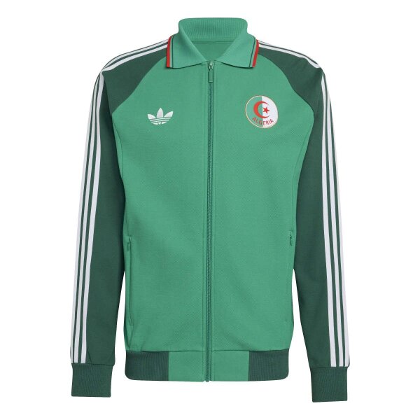 adidas Algerien 2026 Auswärts Trainingsjacke Herren - cougrn/drkgrn