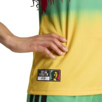 adidas Jamaika 26 x Bob Marley Heim Pre Match Trikot Damen - bogold/vivgrn/purrub