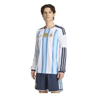 adidas Argentinien 26 Heim Authentic Trikot Herren - white/iceblu/ltblue