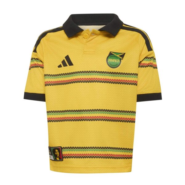 adidas Jamaika 26 x Bob Marley Heim Set Trikotset Kinder - bogold