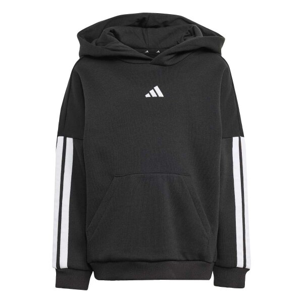 adidas Little 3 Stripes Essentials Fleece Trainingsanzug Kinder - black