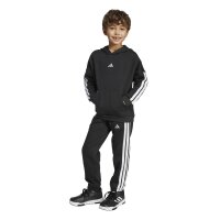 adidas Little 3 Stripes Essentials Fleece Trainingsanzug Kinder - black