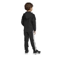 adidas Little 3 Stripes Essentials Fleece Trainingsanzug Kinder - black