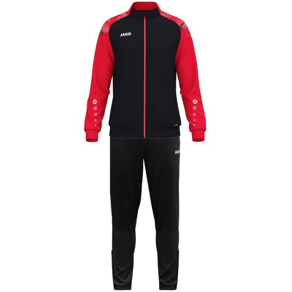 Jako Polyesteranzug Sonic Kinder - schwarz/rot