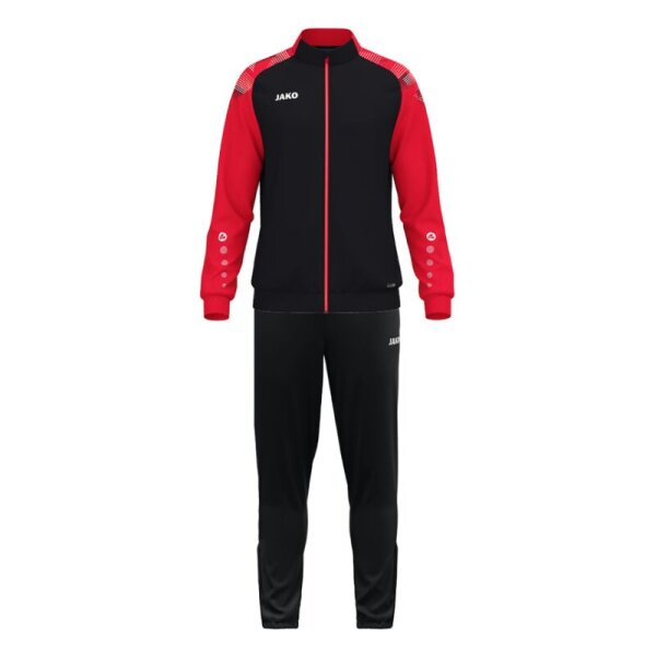 Jako Sonic Polyesteranzug Kinder - schwarz/rot