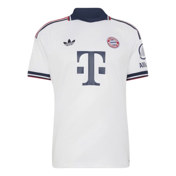 adidas FC Bayern München Trikot Away 26/27 Herren - weiß/navy
