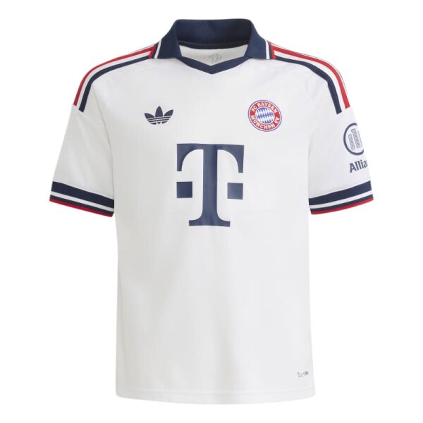 adidas FC Bayern München Trikot Away 26/27 Kinder - weiß/navy