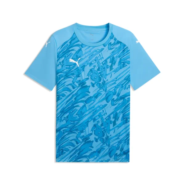 Puma teamFINAL Graphic Trikot Kinder - hellblau