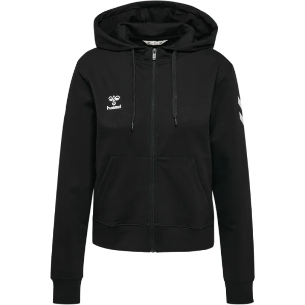hummel Hmlgo 2.0 Chevron Zip Hoodie Damen - black