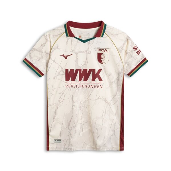Mizuno FC Augsburg Trikot Home 26/27 Herren - weiß/rot