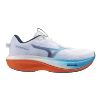 Mizuno Wave Rider 30 Laufschuhe Herren - weiß/blau/orange