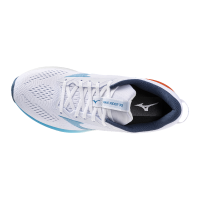 Mizuno Wave Rider 30 Laufschuhe Herren - weiß/blau/orange