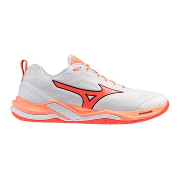 Mizuno Wave Stealth Elite Handballschuhe Herren - orange/weiß