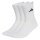 adidas dämpfende Crew Socken 3er Pack - weiß/schwarz