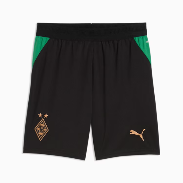 Puma Borussia Mönchengladbach Shorts Away 26/27 Kinder - schwarz/grün
