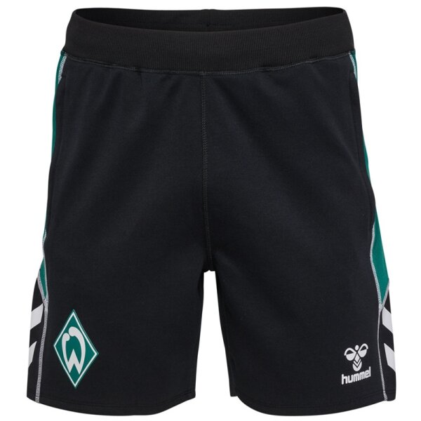 hummel SV Werder Bremen Travel Shorts 26/27 Herren - schwarz/grün