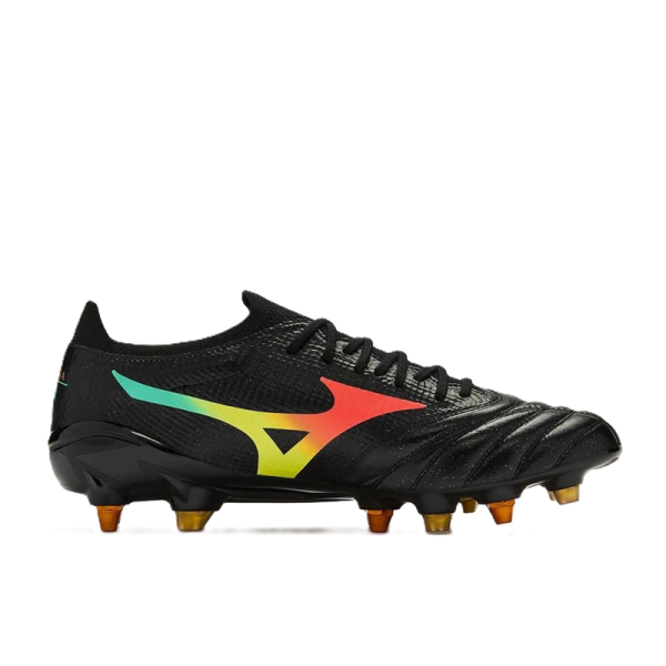 Mizuno Morelia Neo V Beta Elite Mix SG Herren - schwarz/orange/gelb