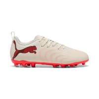 Puma Future 9 Play MG Kinder Arrival - beige/rot