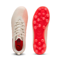 Puma Future 9 Play MG Kinder Arrival - beige/rot