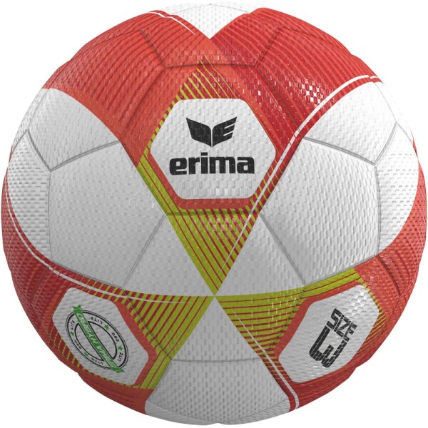 Erima Hybrid Lite 290 Fußball - weiß/orange/gelb
