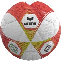 Erima Hybrid Lite 290 Fußball - weiß/orange/gelb