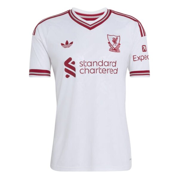 adidas FC Liverpool Trikot Away 26/27 Herren - weiß/rot