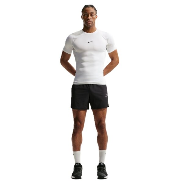 Nike Pro T-Shirt Herren - weiß/schwarz