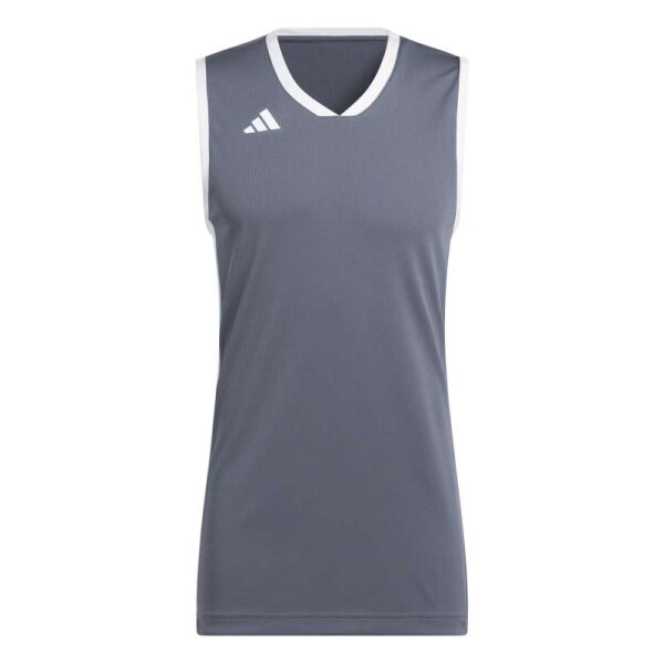 adidas 3G Speed Basketballtrikot Herren - grau/weiß