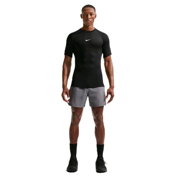 Nike Pro T-Shirt Herren - schwarz/weiß