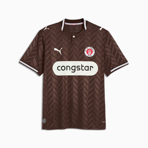 Puma FC St. Pauli Trikot Home 26/27 Herren - braun/weiß