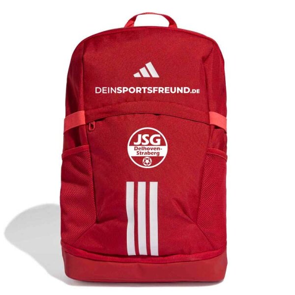 JSG Delhoven-Straberg x adidas Tiro Rucksack - team power red 2/white