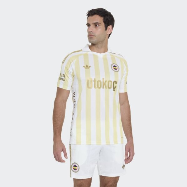 adidas Fenerbahçe Istanbul Trikot Away 26/27 Herren - weiß/gold