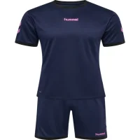 hummel HmlBlaze Club 26 Trainingsset Herren - navy/pink